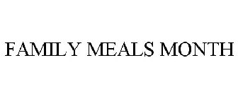 FAMILY MEALS MONTH