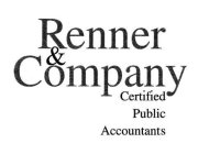 RENNER & COMPANY CERTIFIED PUBLIC ACCOUNTANTS