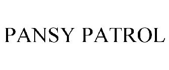 PANSY PATROL