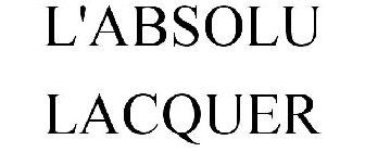 L'ABSOLU LACQUER