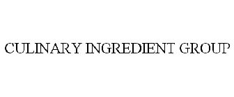 CULINARY INGREDIENT GROUP