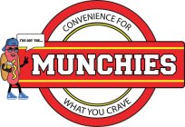 MUNCHIES CONVENIENCE FOR WHAT YOU CRAVE