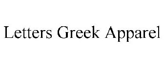 LETTERS GREEK APPAREL