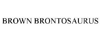 BROWN BRONTOSAURUS