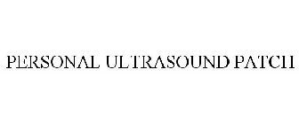 PERSONAL ULTRASOUND PATCH