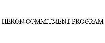 HERON COMMITMENT PROGRAM