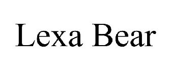 LEXA BEAR