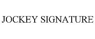 JOCKEY SIGNATURE