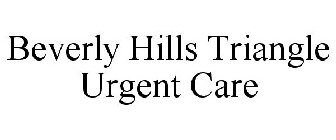 BEVERLY HILLS TRIANGLE URGENT CARE