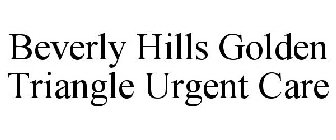 BEVERLY HILLS GOLDEN TRIANGLE URGENT CARE