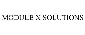 MODULE X SOLUTIONS
