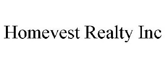HOMEVEST REALTY INC