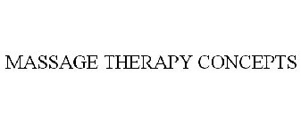 MASSAGE THERAPY CONCEPTS
