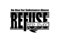 NO USE FOR SUBSTANCE ABUSE REFUSE TO USE