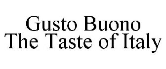 GUSTO BUONO THE TASTE OF ITALY