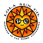 LOLA SUN CO. DESIGNED IN SAN DIEGO, CALIFORNIA