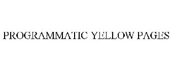 PROGRAMMATIC YELLOW PAGES