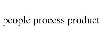 PEOPLE PROCESS PRODUCT