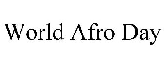WORLD AFRO DAY
