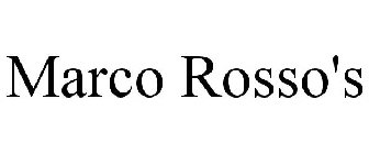 MARCO ROSSO'S