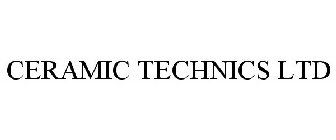 CERAMIC TECHNICS LTD