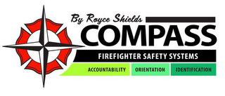 BY ROYCE SHIELDS COMPASS FIREFIGHTER SAFETY SYSTEMS ACCOUNTABILITY ORIENTATION IDENTIFICATION