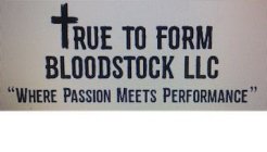 TRUE TO FORM BLOODSTOCK LLC 