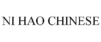 NI HAO CHINESE