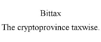 BITTAX THE CRYPTOPROVINCE TAXWISE.