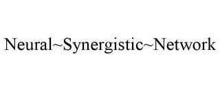 NEURAL~SYNERGISTIC~NETWORK