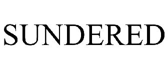 SUNDERED