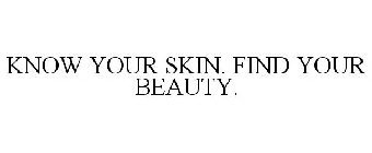 KNOW YOUR SKIN. FIND YOUR BEAUTY.