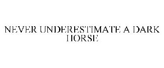NEVER UNDERESTIMATE A DARK HORSE