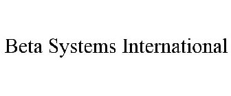 BETA SYSTEMS INTERNATIONAL