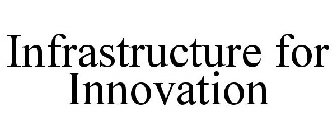 INFRASTRUCTURE FOR INNOVATION