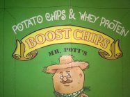 POTATO CHIPS & WHEY PROTEIN BOOST CHIPS MR. POTT'S