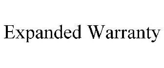 EXPANDED WARRANTY