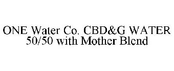 ONE WATER CO. CBD&G WATER 50/50 WITH MOTHER BLEND