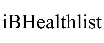 IBHEALTHLIST