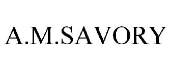 A.M.SAVORY