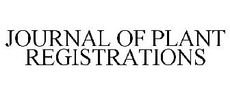 JOURNAL OF PLANT REGISTRATIONS