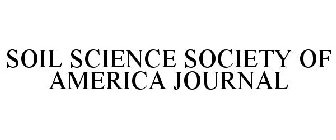 SOIL SCIENCE SOCIETY OF AMERICA JOURNAL