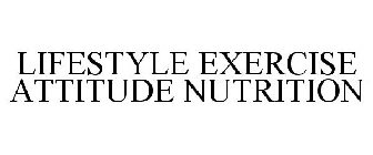 LIFESTYLE EXERCISE ATTITUDE NUTRITION