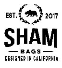 EST. 2017 SHAM BAGS DESIGNED IN CALIFORNIA