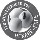 FED WITH EXTRUDED SOY HEXANE-FREE