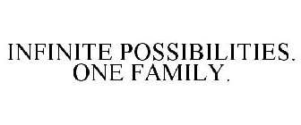 INFINITE POSSIBILITIES. ONE FAMILY.