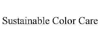 SUSTAINABLE COLOR CARE