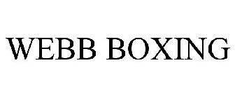 WEBB BOXING