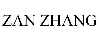 ZAN ZHANG