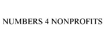 NUMBERS 4 NONPROFITS